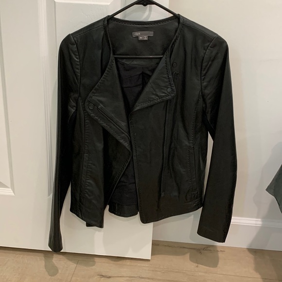 Vince leather jacket - Picture 1 of 4